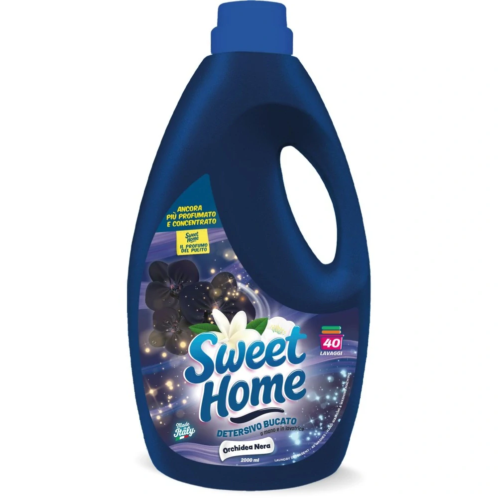 Sweet Home prací gel Orchidea Nera (Černá orchidej) 2000 ml