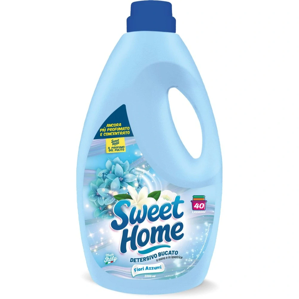 Sweet Home prací gel Fiori Azzurri (Modré květy) 2000 ml