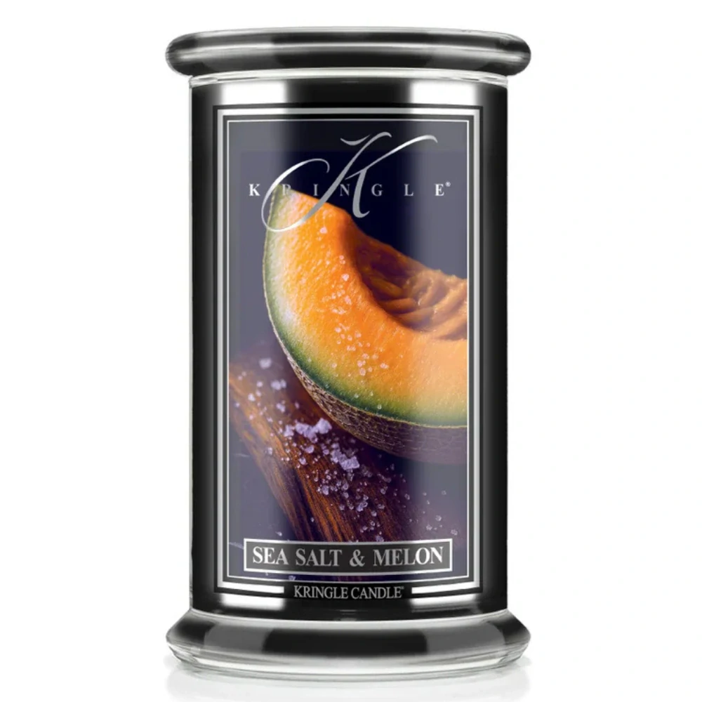Kringle Candle, vonná svíčka Reserve Sea Salt & Melon 624 g