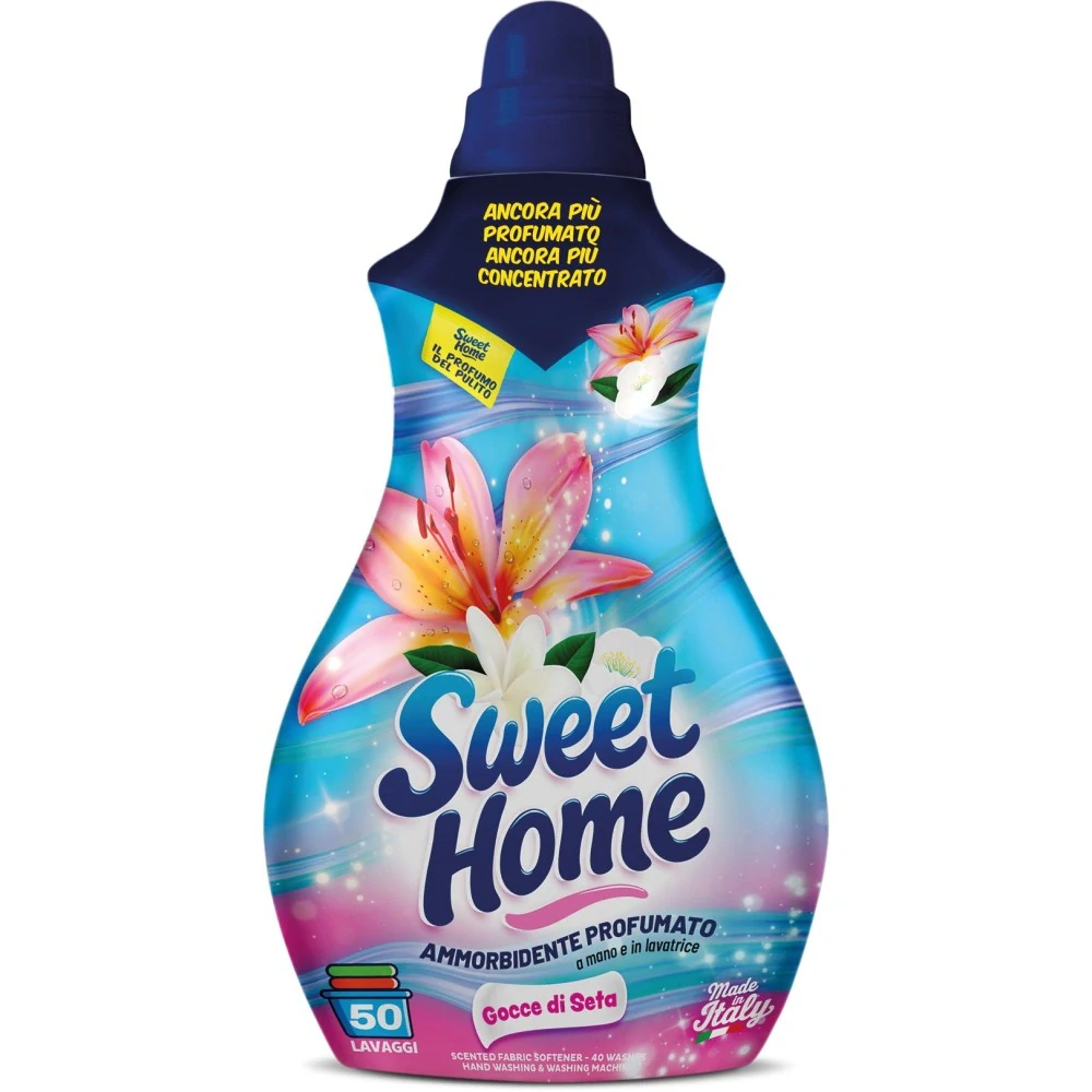 Sweet Home aviváž na prádlo Gocce di Seta (Kapky hedvábí) 1250 ml
