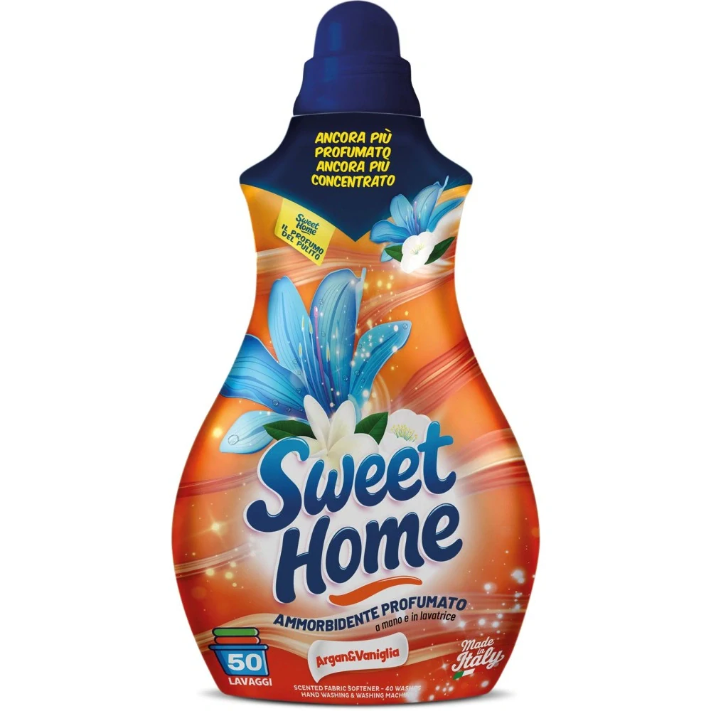 Sweet Home aviváž na prádlo Argan e Vaniglia (Argan a vanilka) 1250 ml