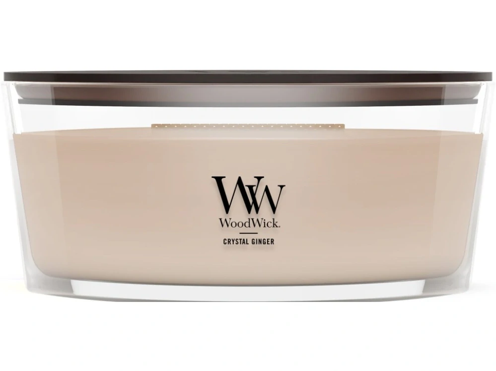 WoodWick vonná svíčka loď Crystal Ginger 453 g
