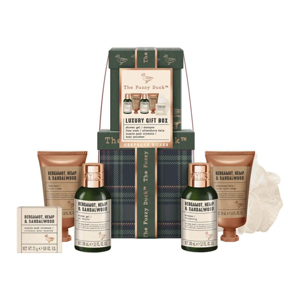 Baylis & Harding, BERGAMOT, HEMP & SANDALWOOD - pánská sada s péčí o tělo
