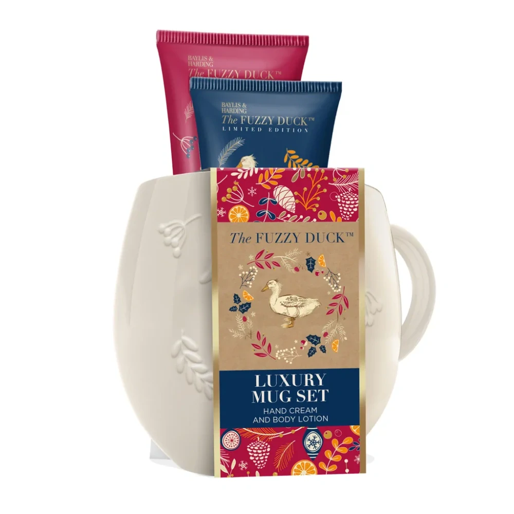 Baylis & Harding, WINTER WONDERLAND - sada péče o ruce a tělo v hrníčku, 3 ks