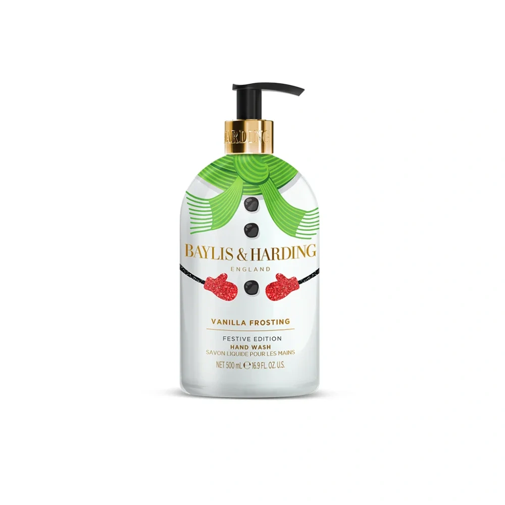 Baylis & Harding, FESTIVE FRIENDS - vánoční mýdlo Sněhulák 500 ml