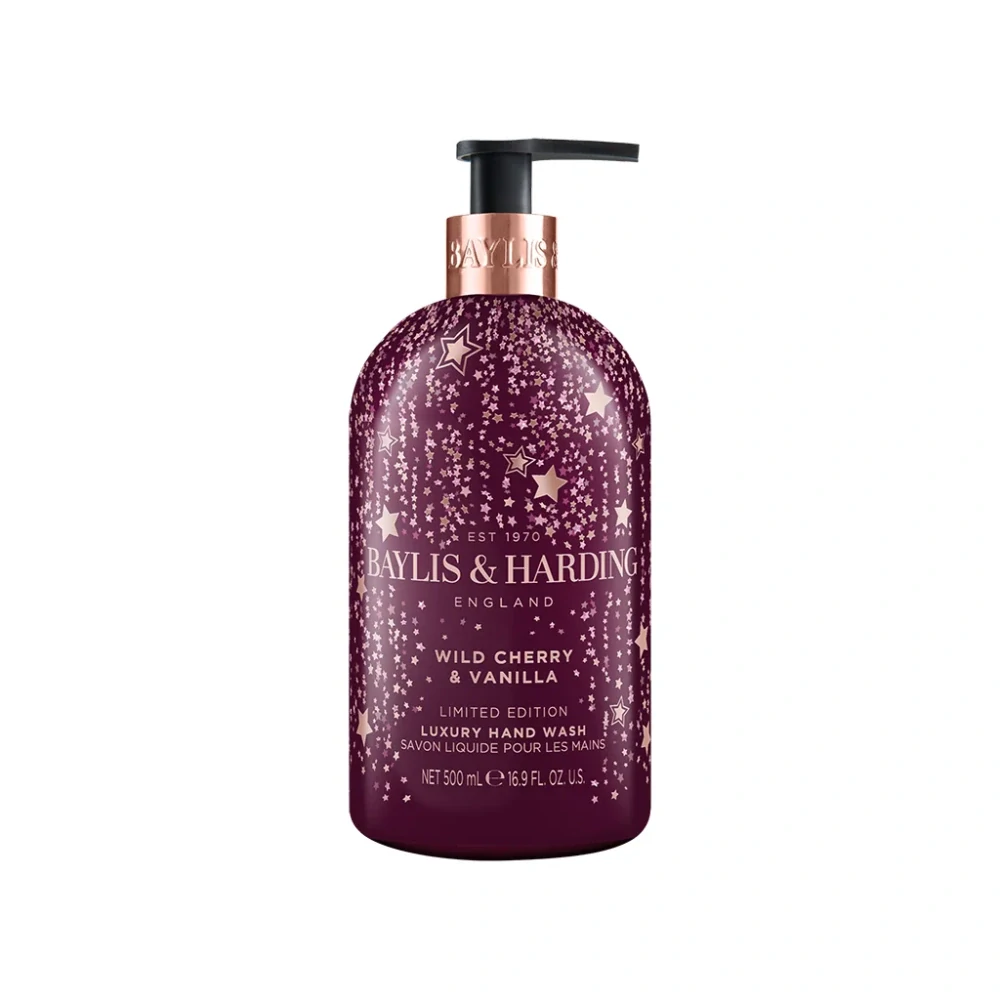 Baylis & Harding, WILD CHERRY & VANILLA - tekuté mýdlo 500 ml