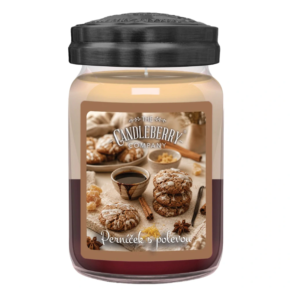 Candleberry - vonná svíčka Perníček s polevou 624 g