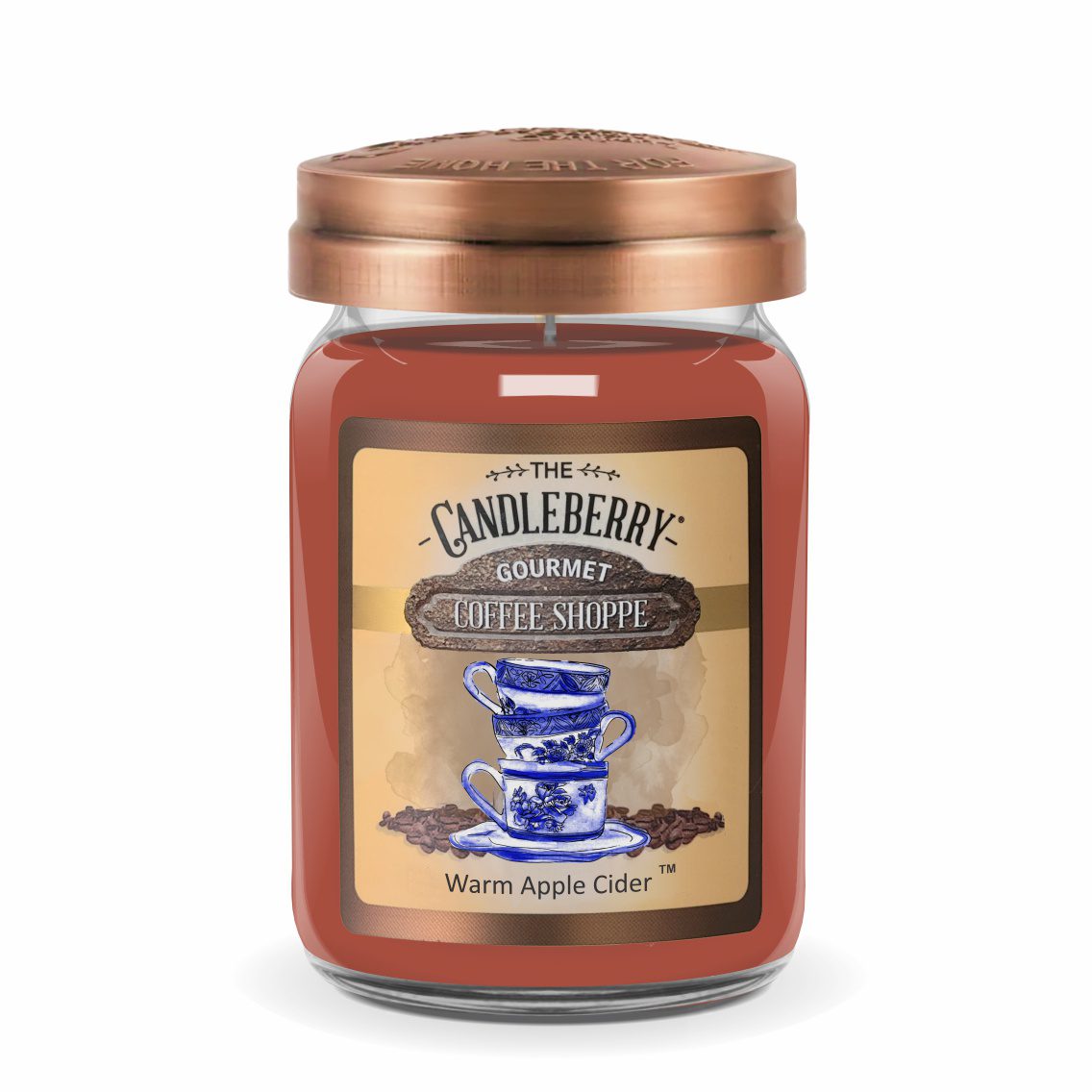 Candleberry, Coffee Shoppe - Warm Apple Cider 624 g
