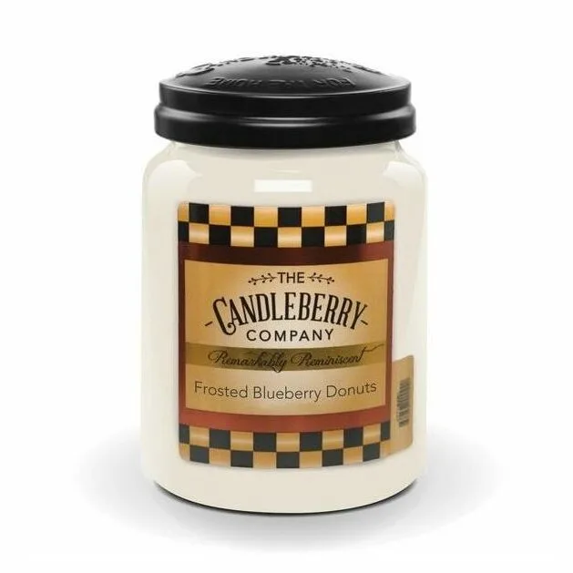 Candleberry - vonná svíčka Frosted Blueberry Donuts 624 g
