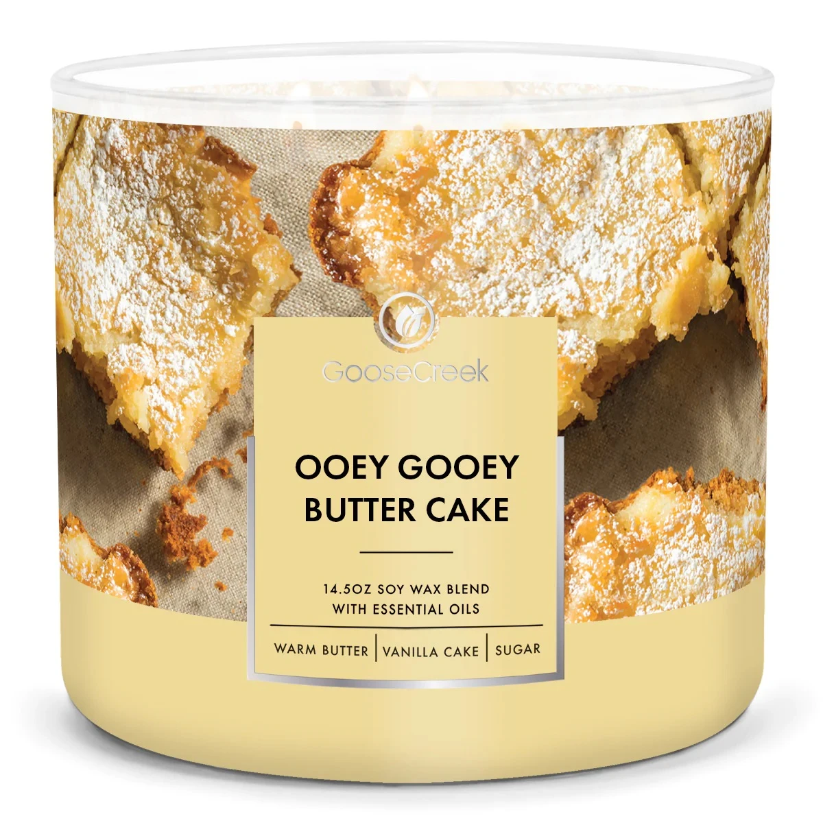 Goose Creek Candle - vonná svíčka Ooey Gooey Butter Cake 411 g