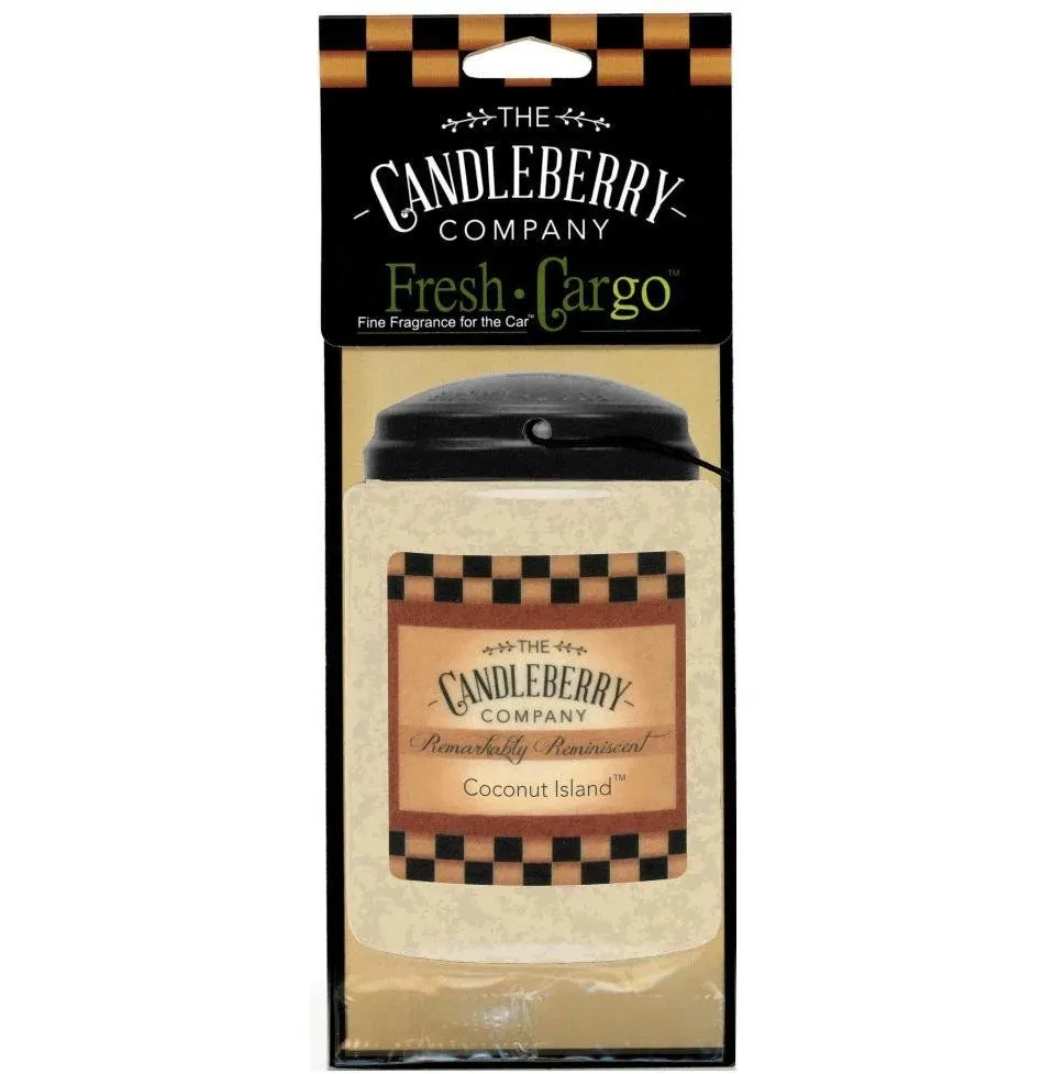 Candleberry - vůně do auta Coconut Island
