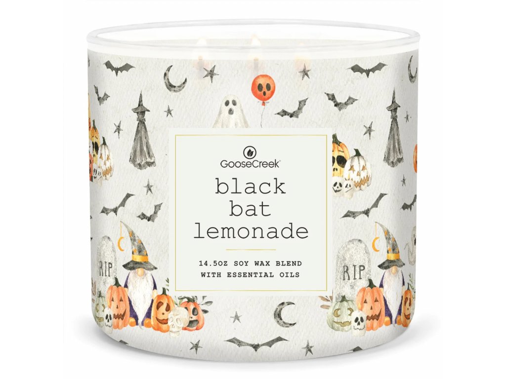 Goose Creek Candle - vonná svíčka Black Bat Lemonade 411 g