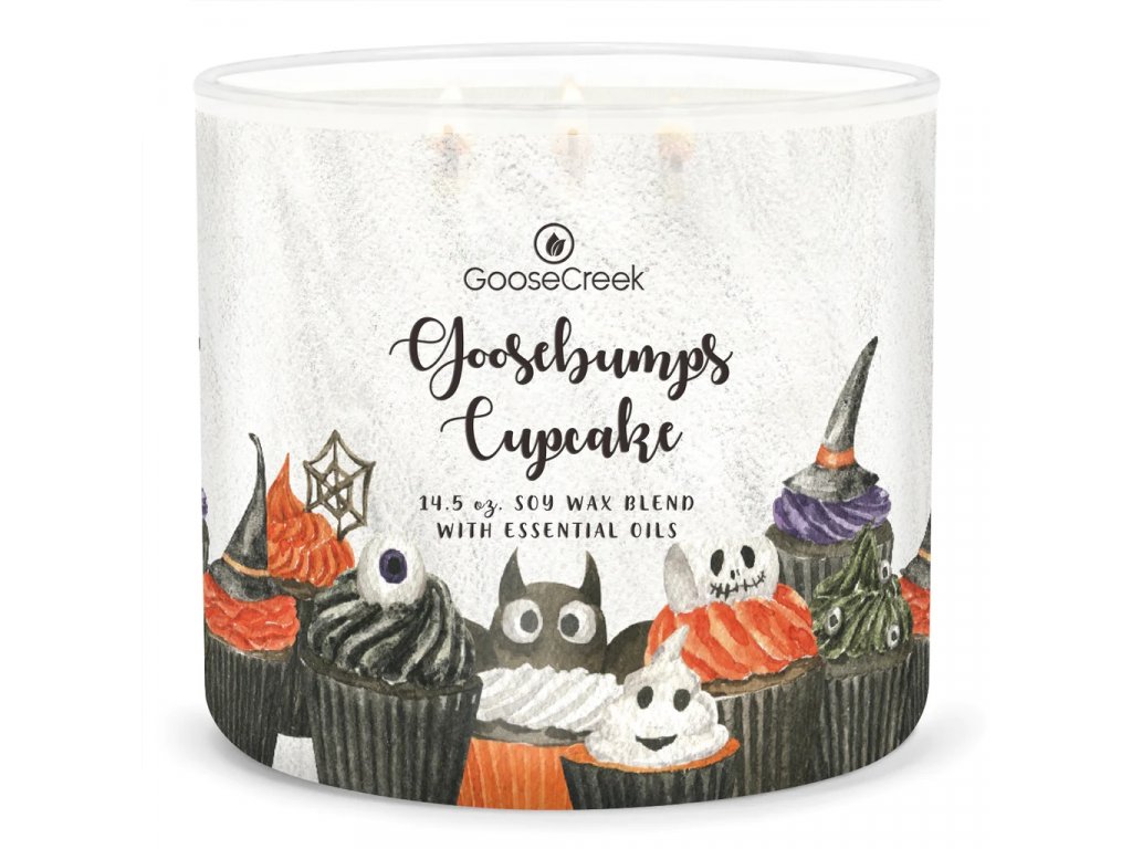 Goose Creek Candle - vonná svíčka Goosebumps Cupcake 411 g