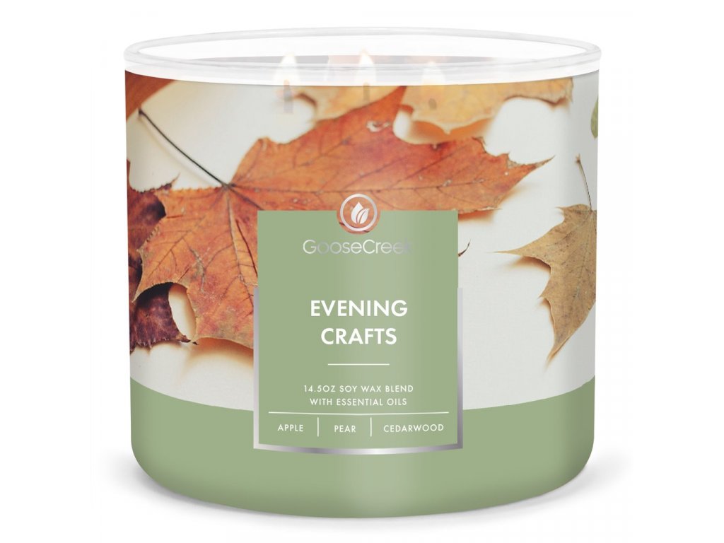 Goose Creek Candle - vonná svíčka Evening Crafts 411 g