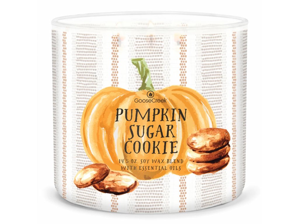 Goose Creek Candle - vonná svíčka Pumpkin Sugar Cookie 411 g