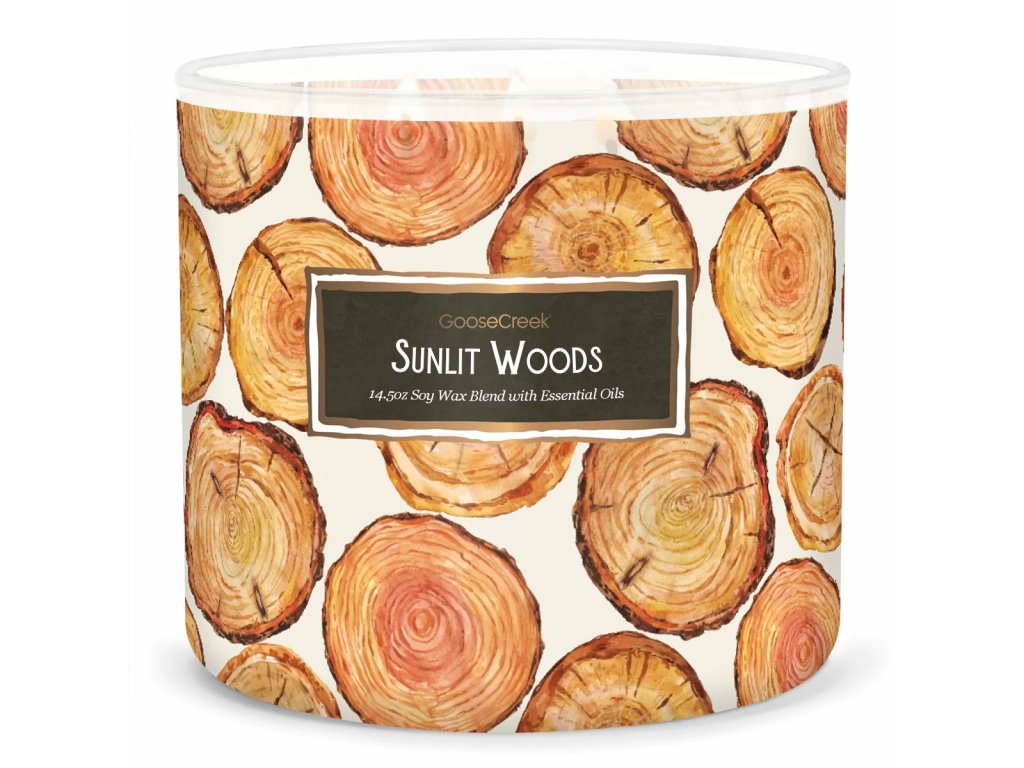 Goose Creek Candle - vonná svíčka Sunlit Woods 411 g