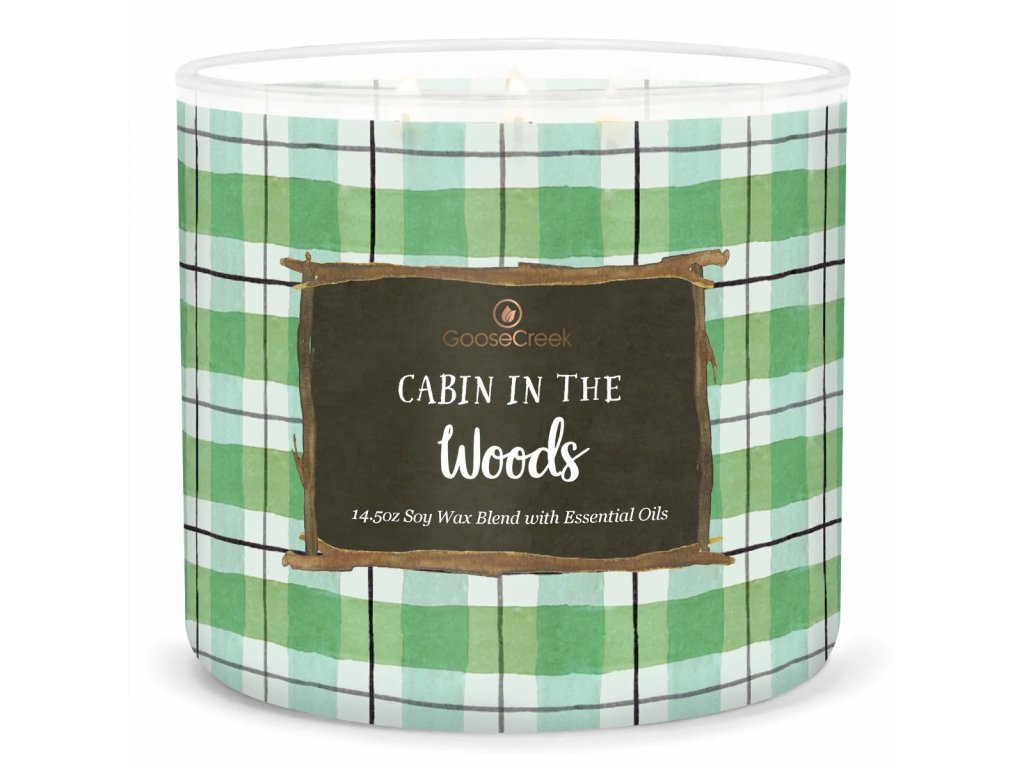 Goose Creek Candle - vonná svíčka Cabin in the Woods 411 g
