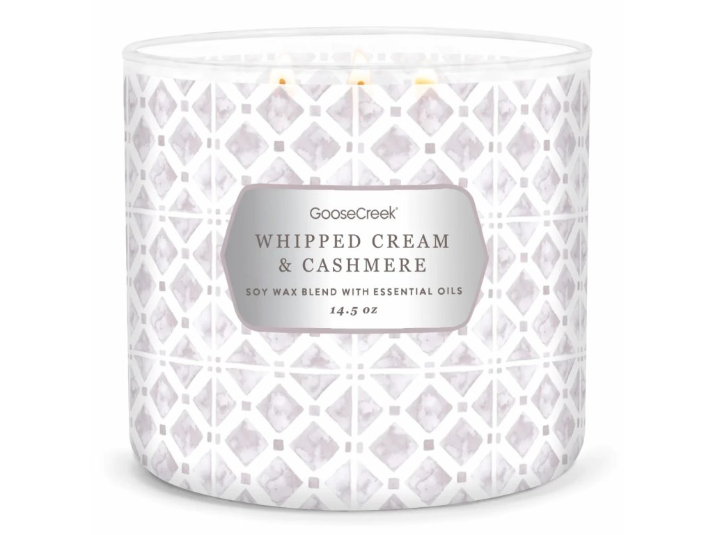 Goose Creek Candle - vonná svíčka Whipped Cream Cashmere 411 g