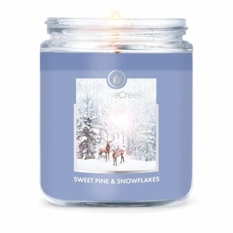 Goose Creek - vonná svíčka Sweet Pine & Snowflakes 198 g
