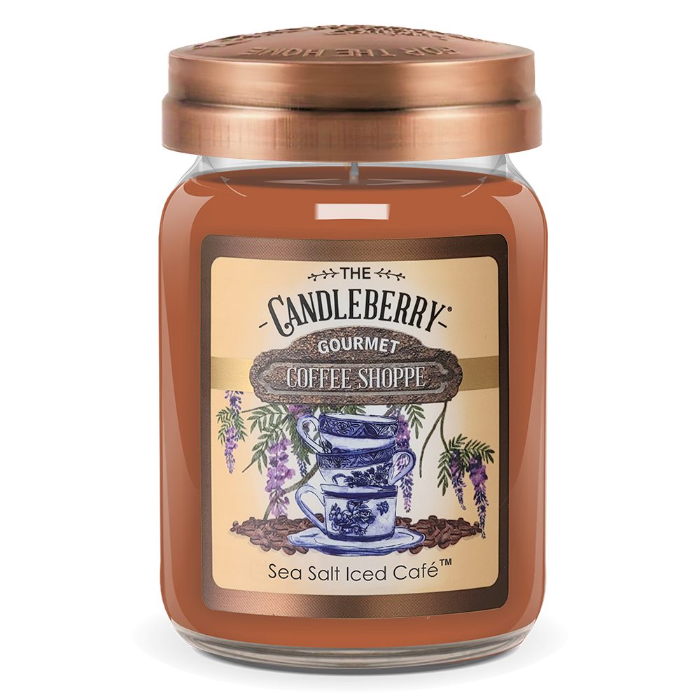Candleberry, Coffee Shoppe – Sea Salt Iced Caffe 624 g