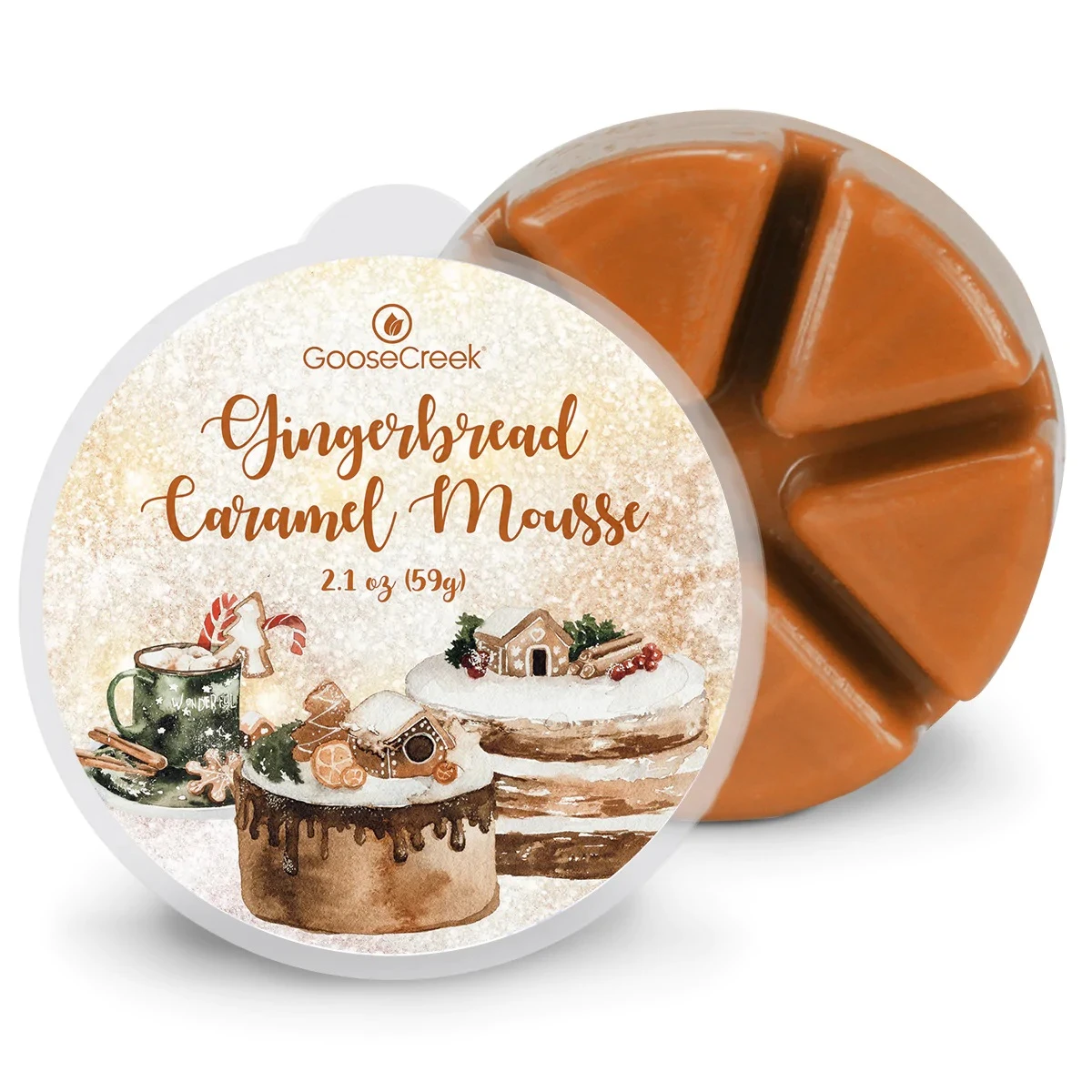 Goose Creek Candle - vonný vosk Gingerbread Caramel Mousse 59 g