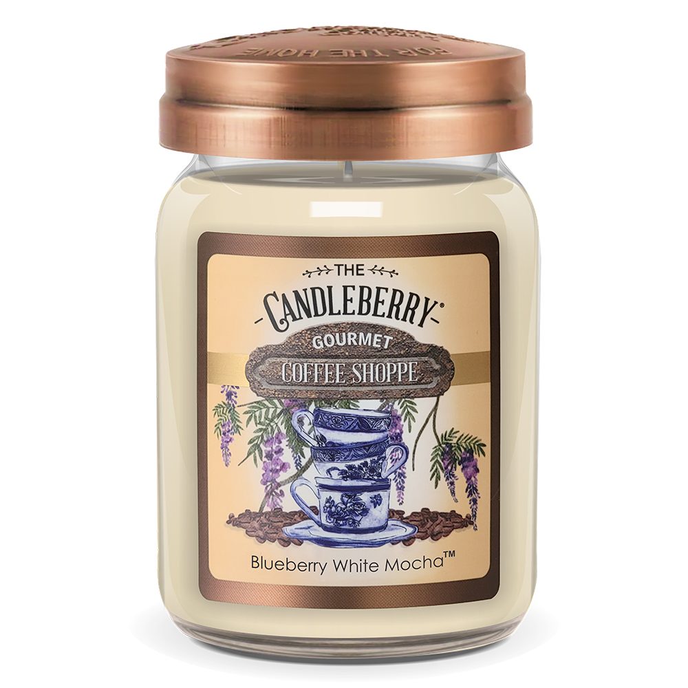 Candleberry, Coffee Shoppe – Blueberry White Mocha 624 g