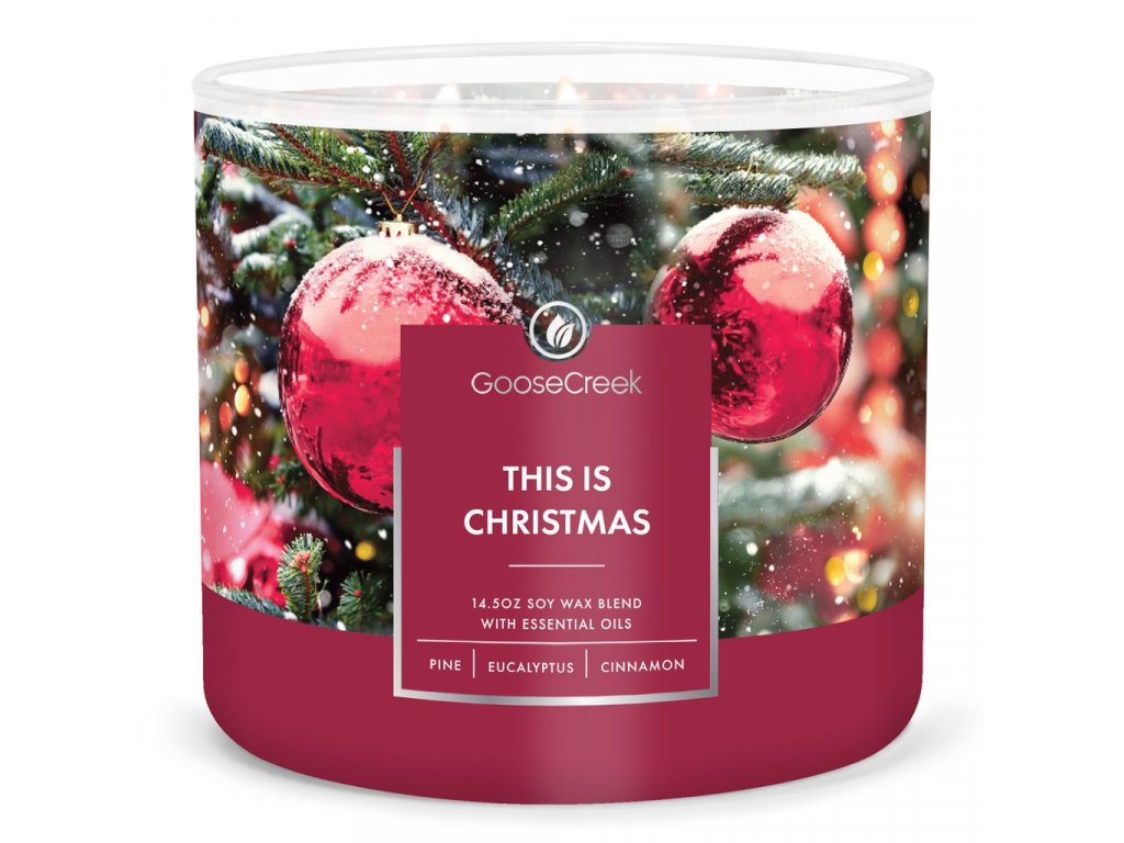 Goose Creek Candle - vonná svíčka This is Christmas 411 g