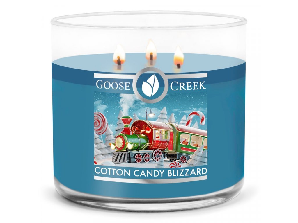 Goose Creek Candle - vonná svíčka Cotton Candy Blizzard 411 g