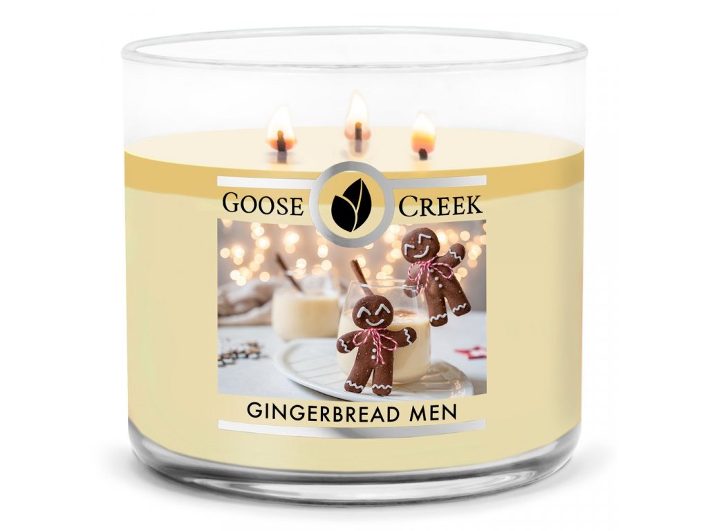 Goose Creek Candle - vonná svíčka Gingerbread Men 411 g