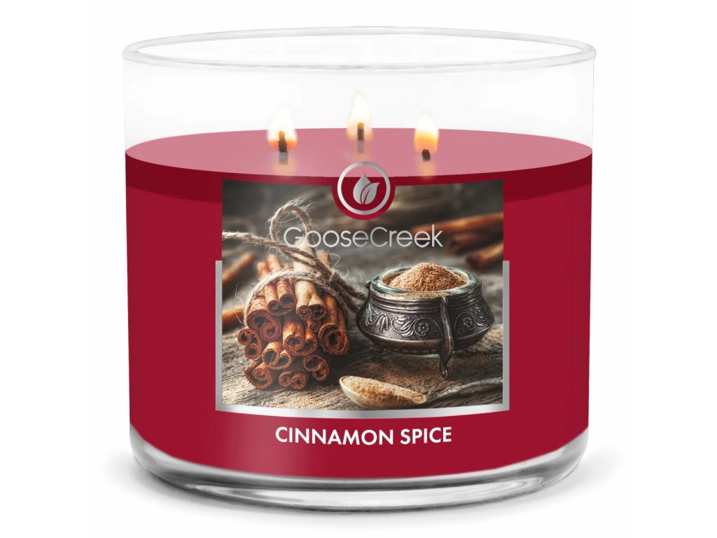 Goose Creek Candle - vonná svíčka Cinnamon Spice 411 g