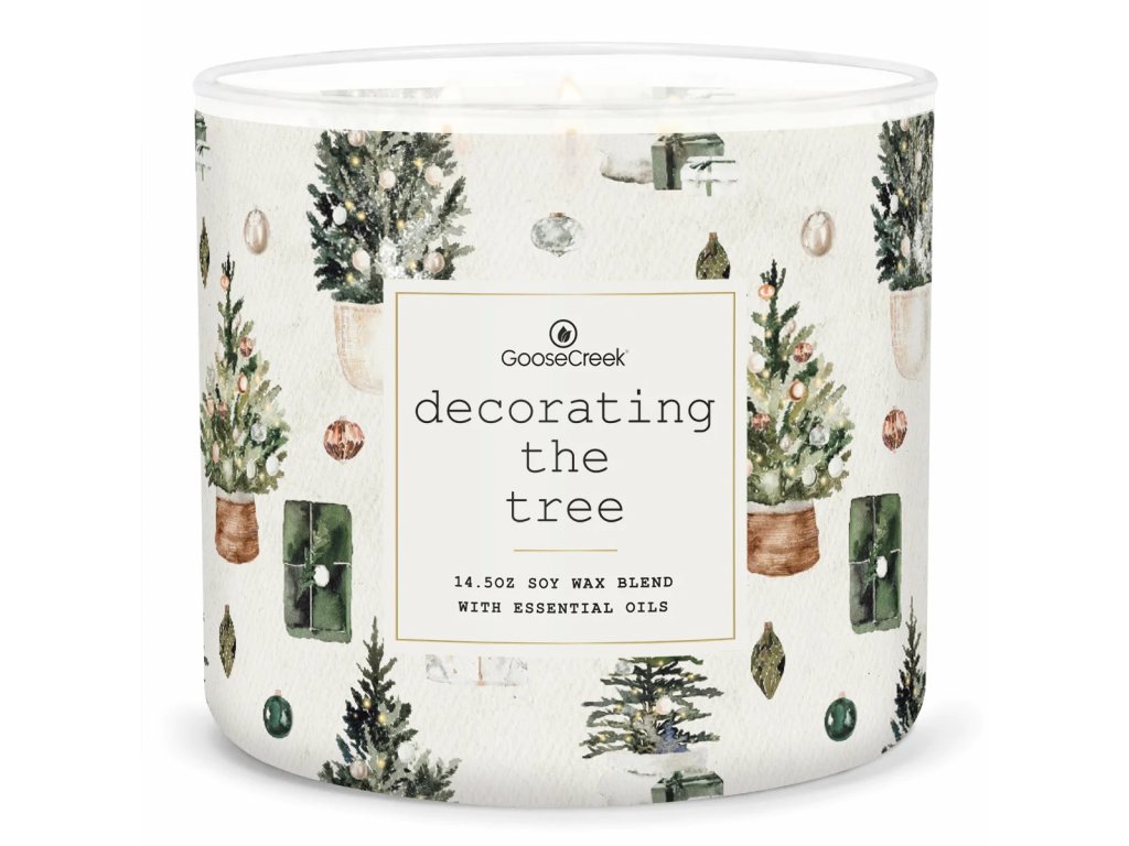 Goose Creek Candle - vonná svíčka Decorating the Tree 411 g