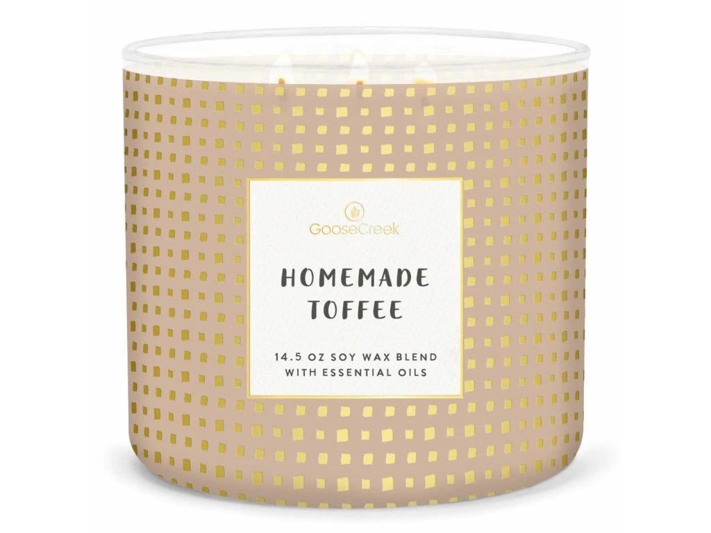Goose Creek Candle - vonná svíčka Homemade Toffee 411 g