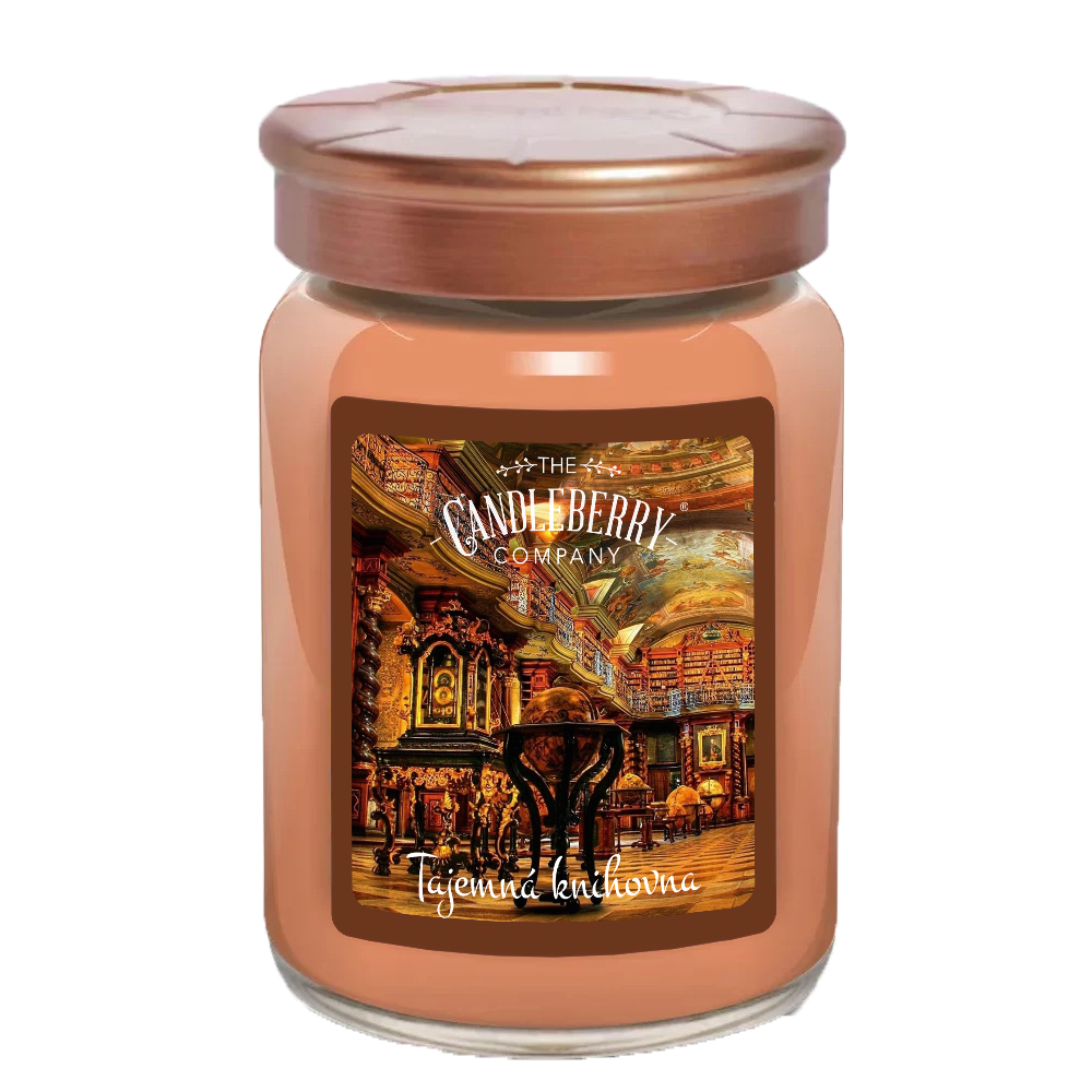 Candleberry - vonná svíčka Tajemná knihovna 624 g
