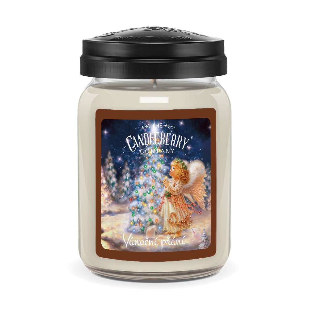Candleberry - vonná svíčka Vánoční přání 624 g