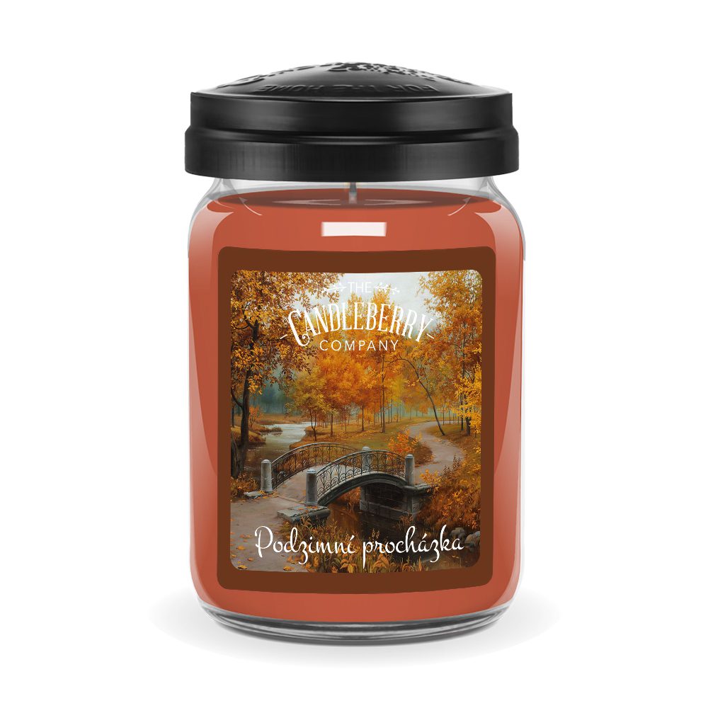 Candleberry - vonná svíčka Podzimní procházka 624 g
