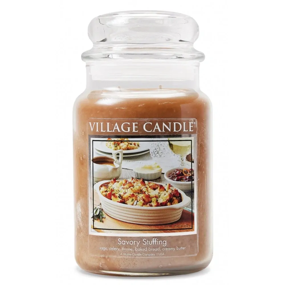 Village Candle - vonná svíčka Savory Stuffing (Sváteční nádivka) 602 g