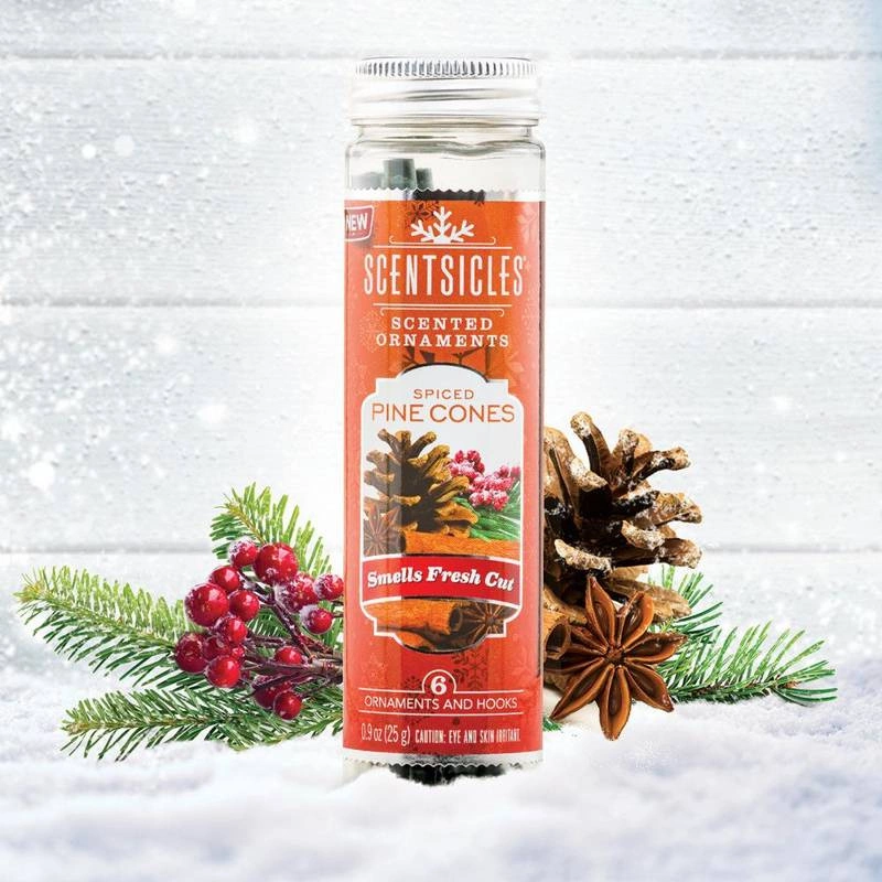 Scentsicles vůně na stromeček Spiced Pine Cones 6 ks