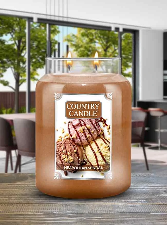 Country Candle vonná svíčka Neapolitan Sunday 680 g