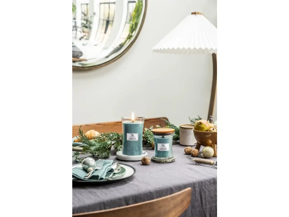 Woodwick vonná svíčka Evergreen Cashmere (Jehličí a kašmír) 609 g