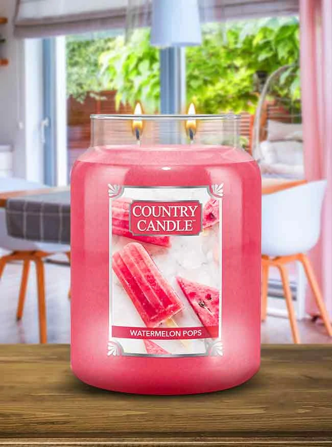 Country Candle vonná svíčka Watermelon Pops 680 g