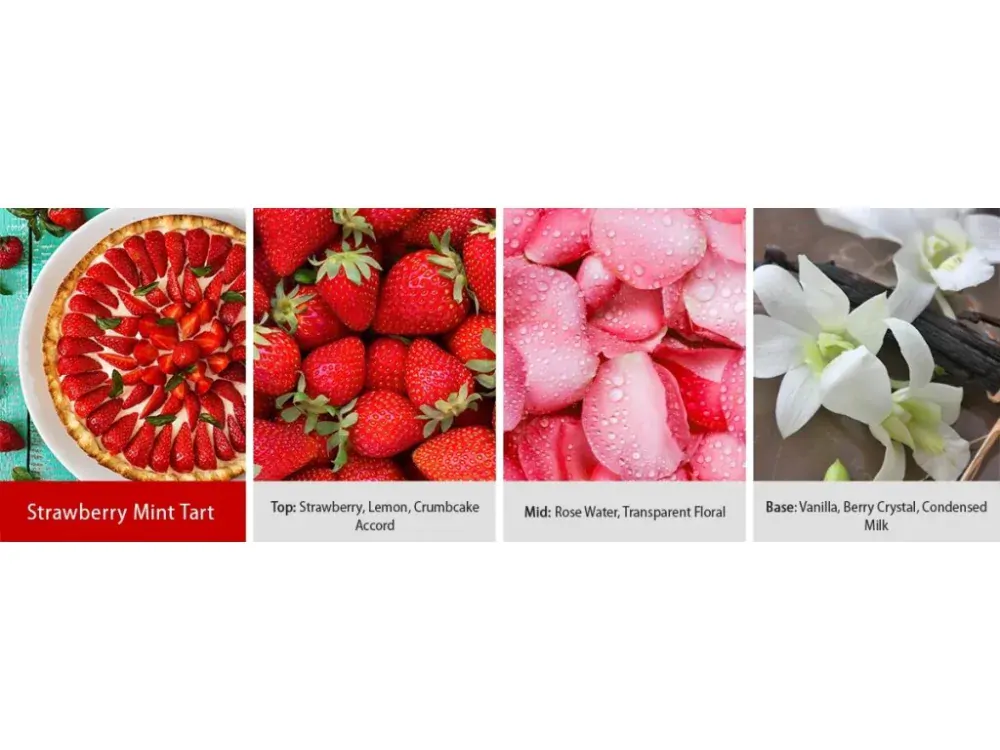 Country Candle vonná svíčka Strawberry Mint Pie 680 g