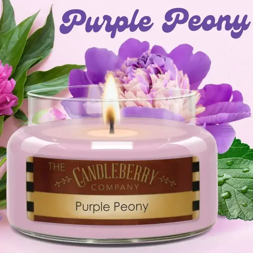 Candleberry - vonná svíčka Purple Peony 624 g
