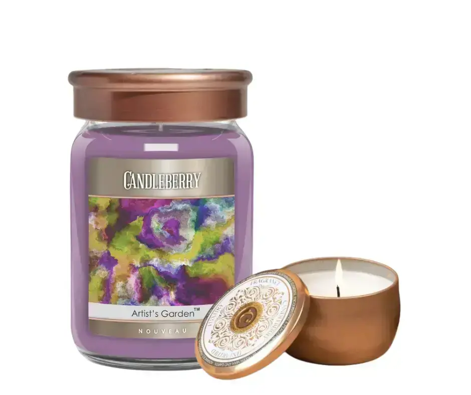 Candleberry - vonná svíčka Nouveau Artist´s Garden 128 g