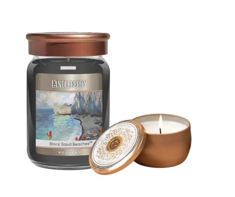 Candleberry - vonná svíčka Nouveau Black Sand Beaches 128 g