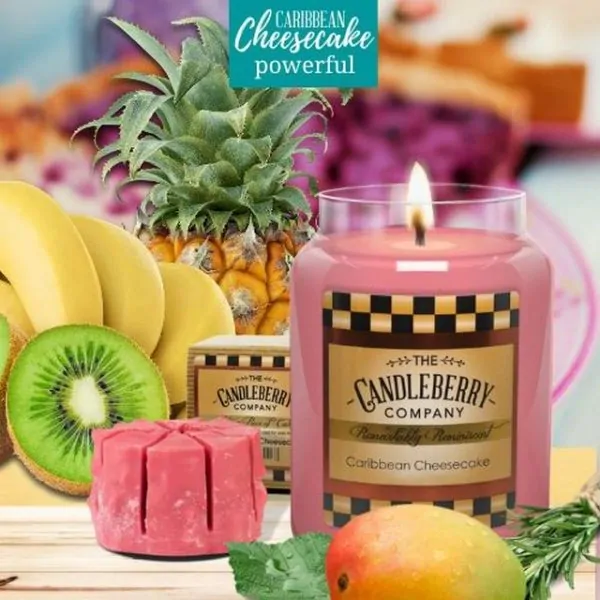 Candleberry - vonná svíčka Caribbean Cheescake 624 g