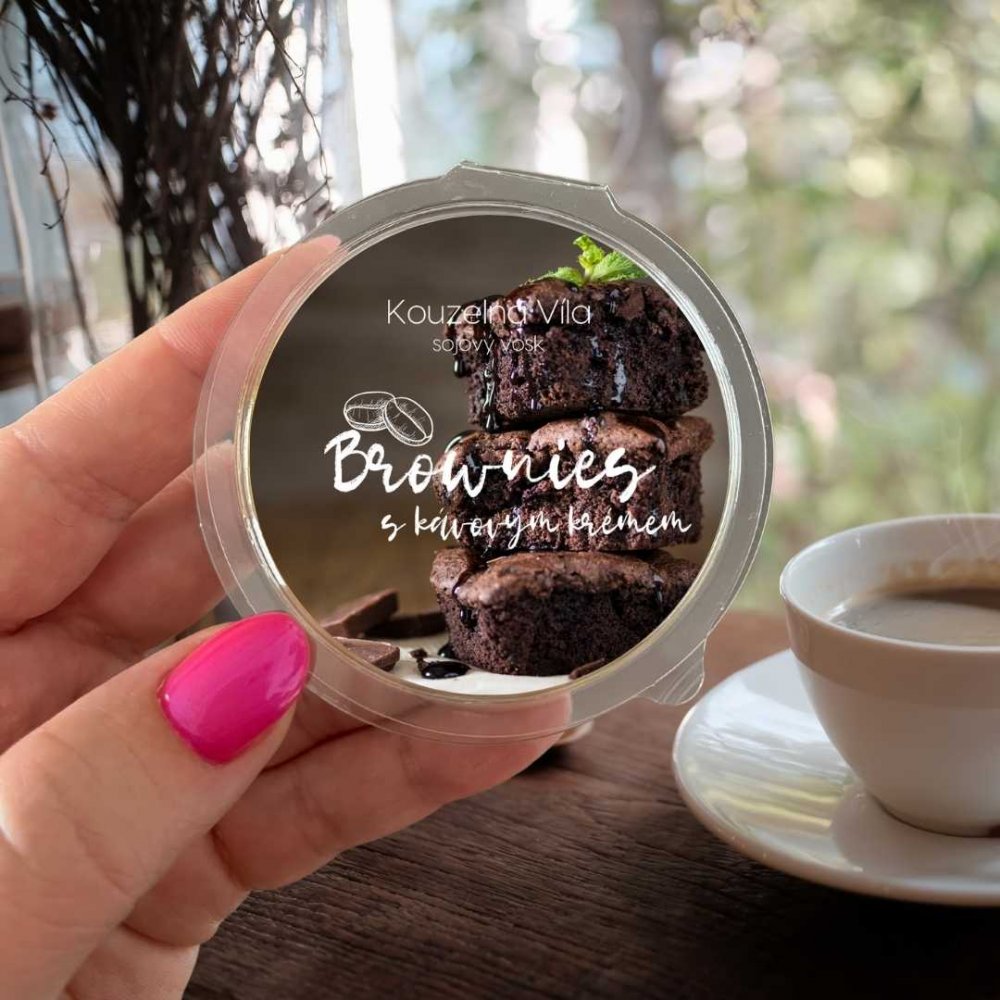 Kouzelná Víla, sojový vosk - Brownies s kávovým krémem 20 g