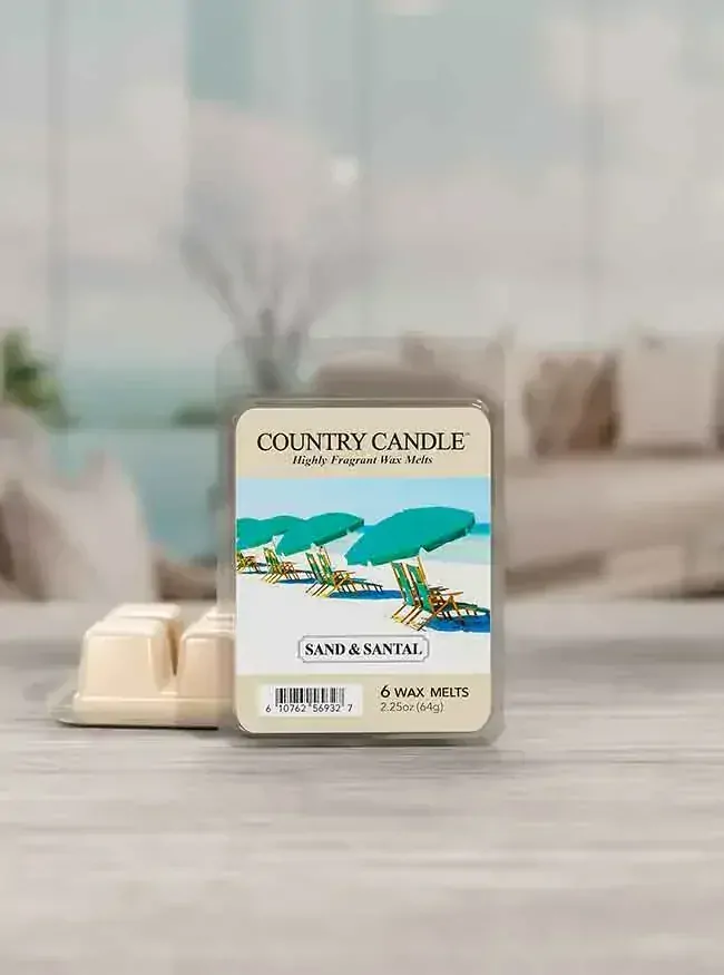 Country Candle vonný vosk Sand & Santal 64 g