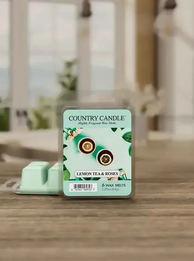 Country Candle vonný vosk Lemon Tea & Roses 64 g