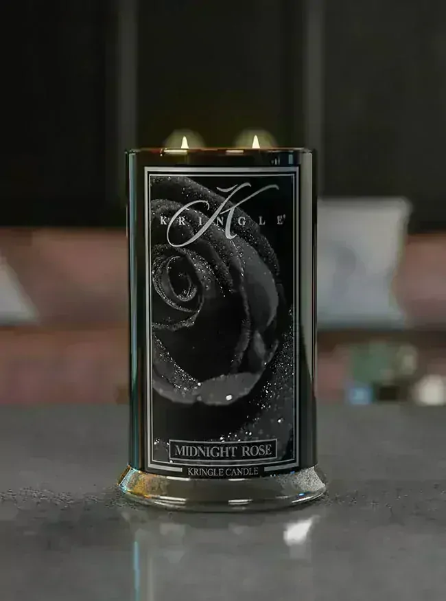 Kringle Candle, vonná svíčka Reserve Midnight Rose 624 g