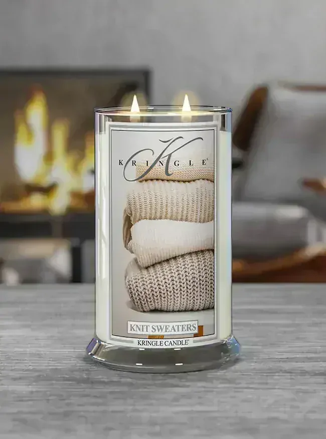 Kringle Candle, vonná svíčka Knit Sweaters   624 g